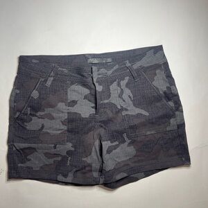 Prana Women's Charcoal Camouflage Shorts